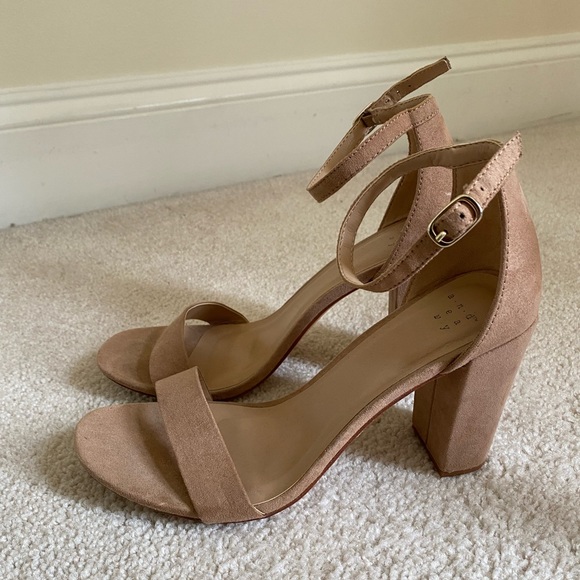 Gently-used Beige Heels - Picture 1 of 3